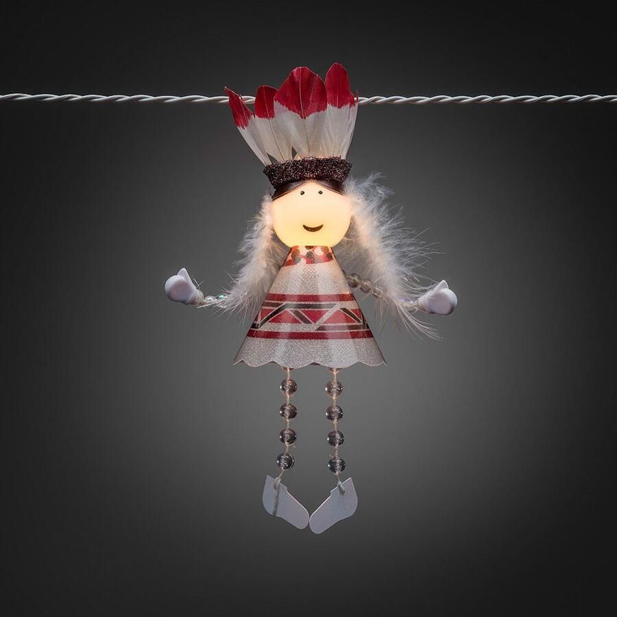 KONSTSMIDE Led-lichtsnoer Led decoratief lichtsnoer met aan-uitschakelaar 10 warmwitte dioden (1 stuk)