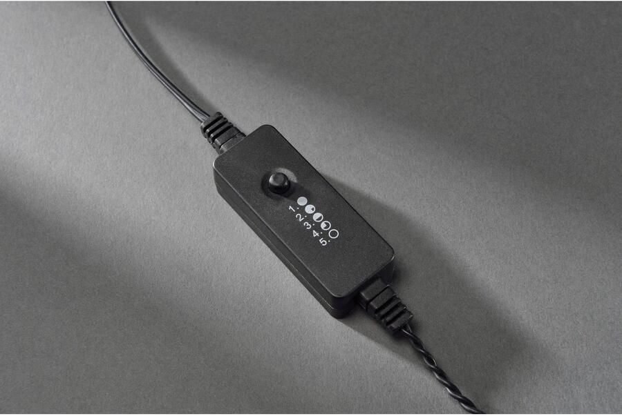 KONSTSMIDE Led-lichtsnoer Micro-led met dimmer dubbel geïsoleerd bekleed 120 warmwitte dioden (1 stuk)