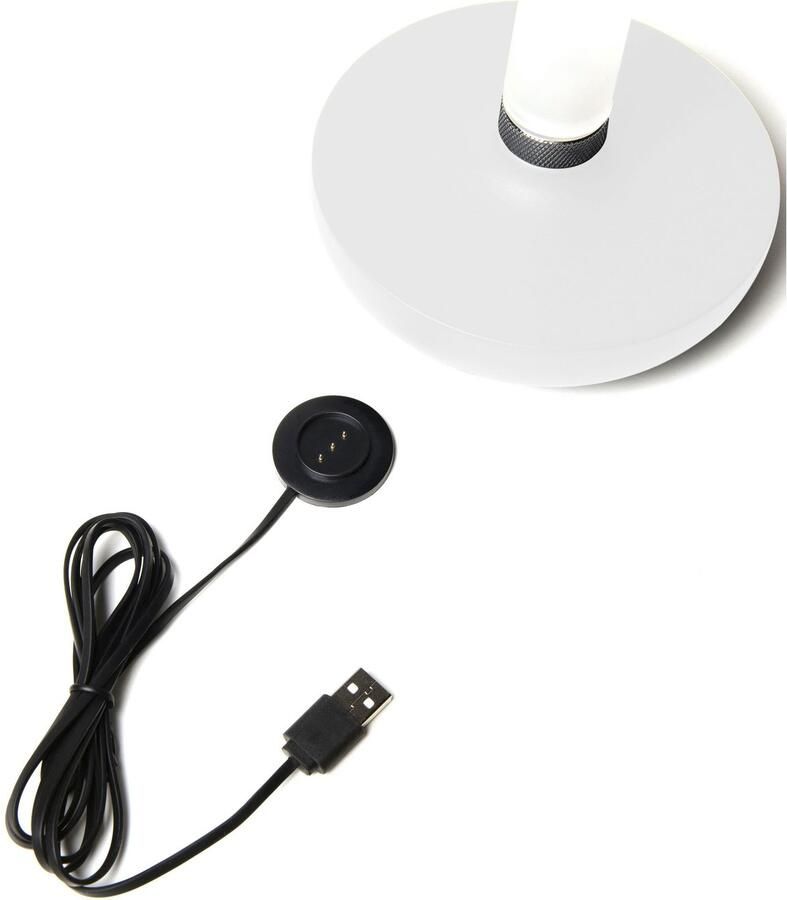 KONSTSMIDE Led-tafellamp Biarritz USB-tafellamp 1800 2700 4000K dimbaar (2 stuks)