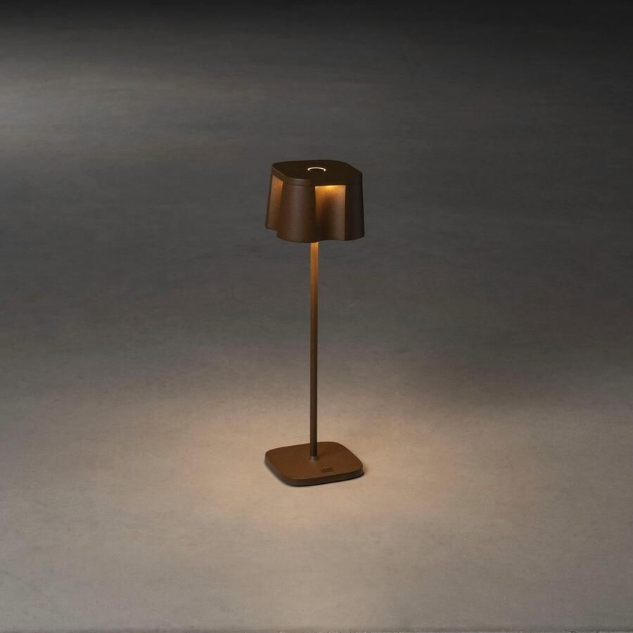 KONSTSMIDE Led-tafellamp NICE Mooie LED USB-tafellamp kleurtemperatuur dimbaar (2 stuks)