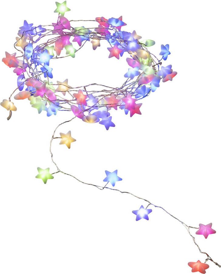 KONSTSMIDE Led-lichtsnoer LED sterrenlichtsnoer 90 gekleurde diodes (1 stuk)