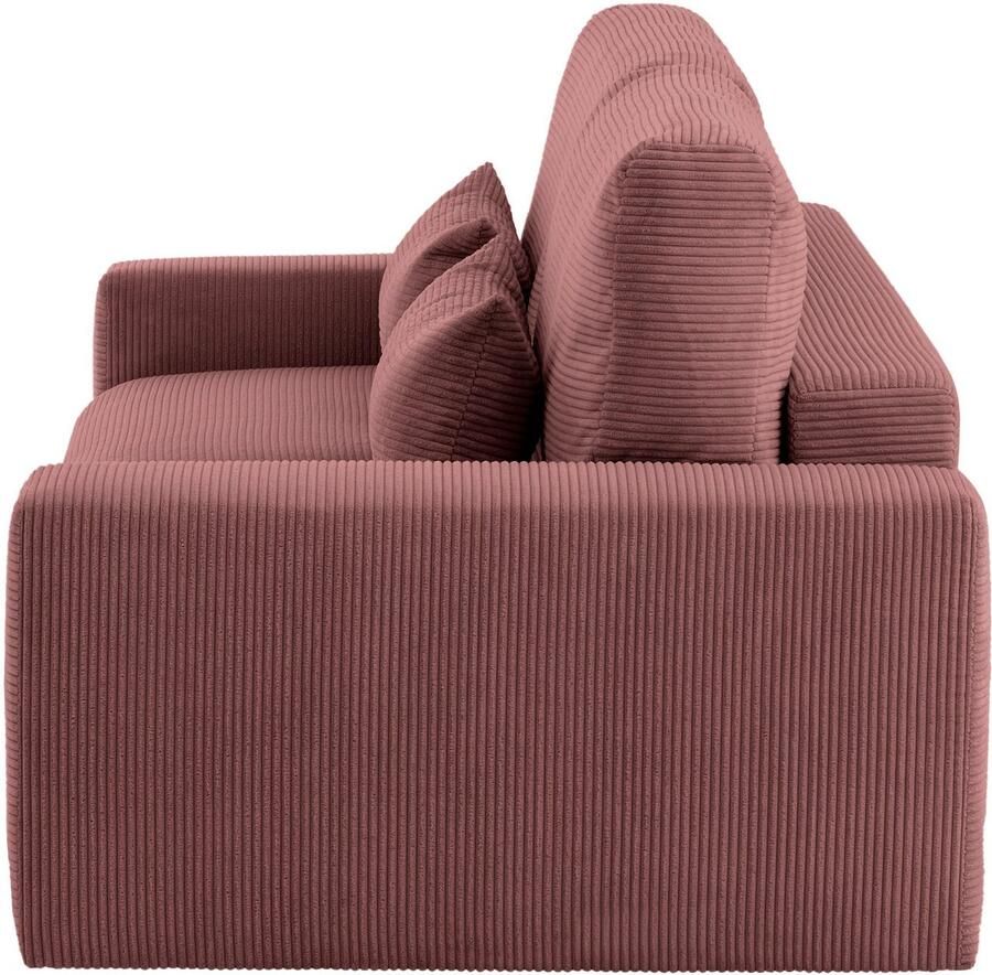 LeGer Home by Lena Gercke Slaapbank Imoga kussen met slaapfunctie 3-zits bank met bedlade in moderne kleuren en stoffen bedfunctie ligoppervlak: 200x150 cm