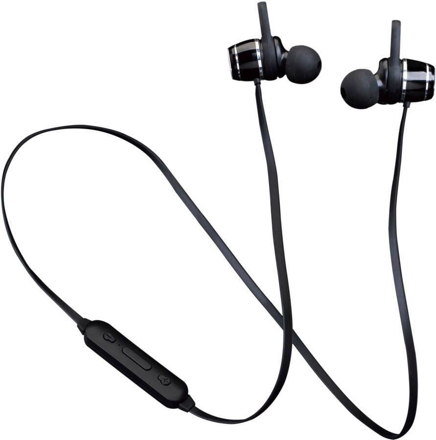 Lenco Sweatproof Bluetooth oordopjes Zwart