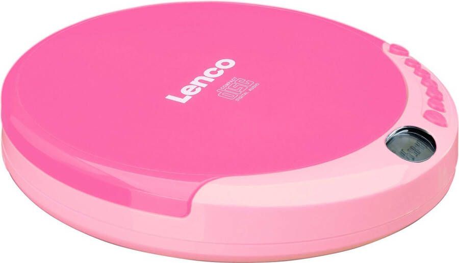 Lenco Portable CD speler met oplaadfunctie Roze