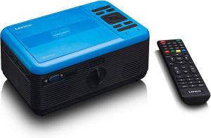 Lenco LCD Projector met DVD speler en Bluetooth LPJ-500BU Zwart-Blauw