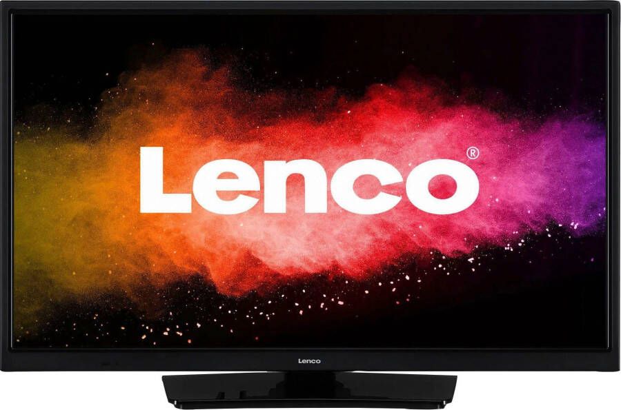 Lenco 24 Smart TV met ingebouwde DVD speler en 12V auto adapter Zwart