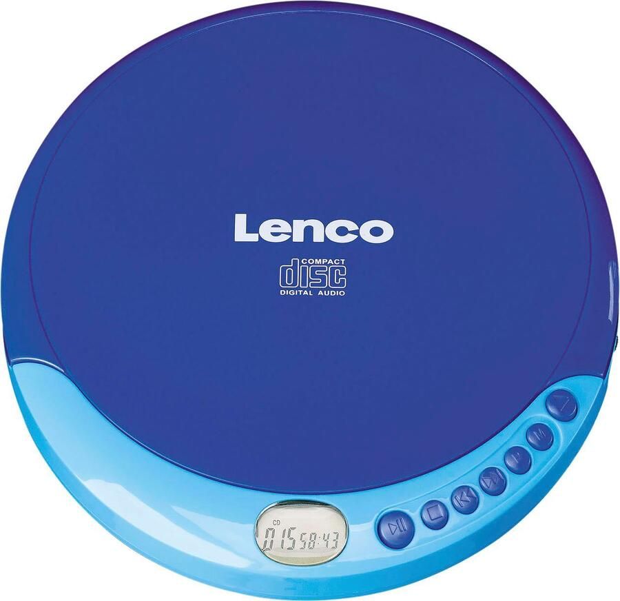 Lenco Portable CD speler met oplaadfunctie Blauw
