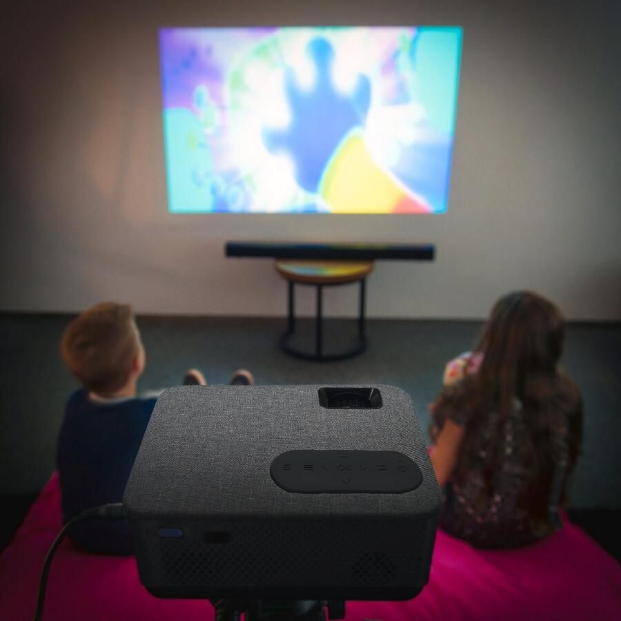 Lenco Lcd-beamer LPJ-700BKGY geïntegreerde bluetooth