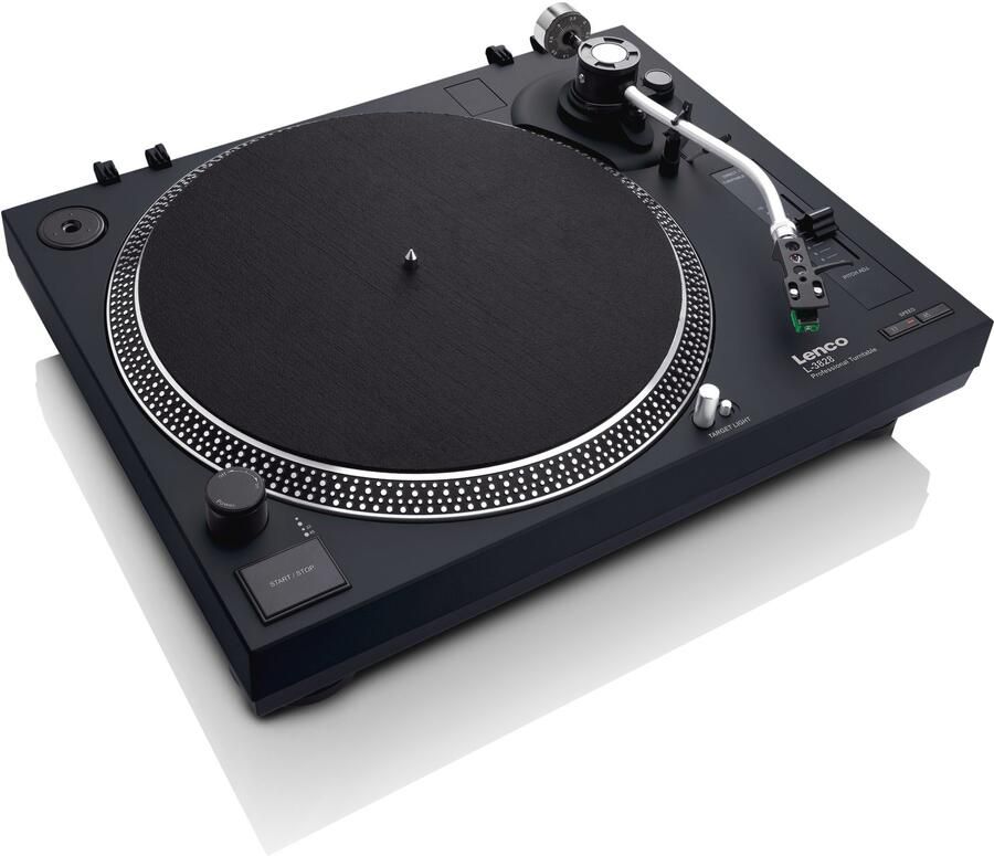 Lenco Direct aangedreven Platenspeler met USB PC encoding Zwart