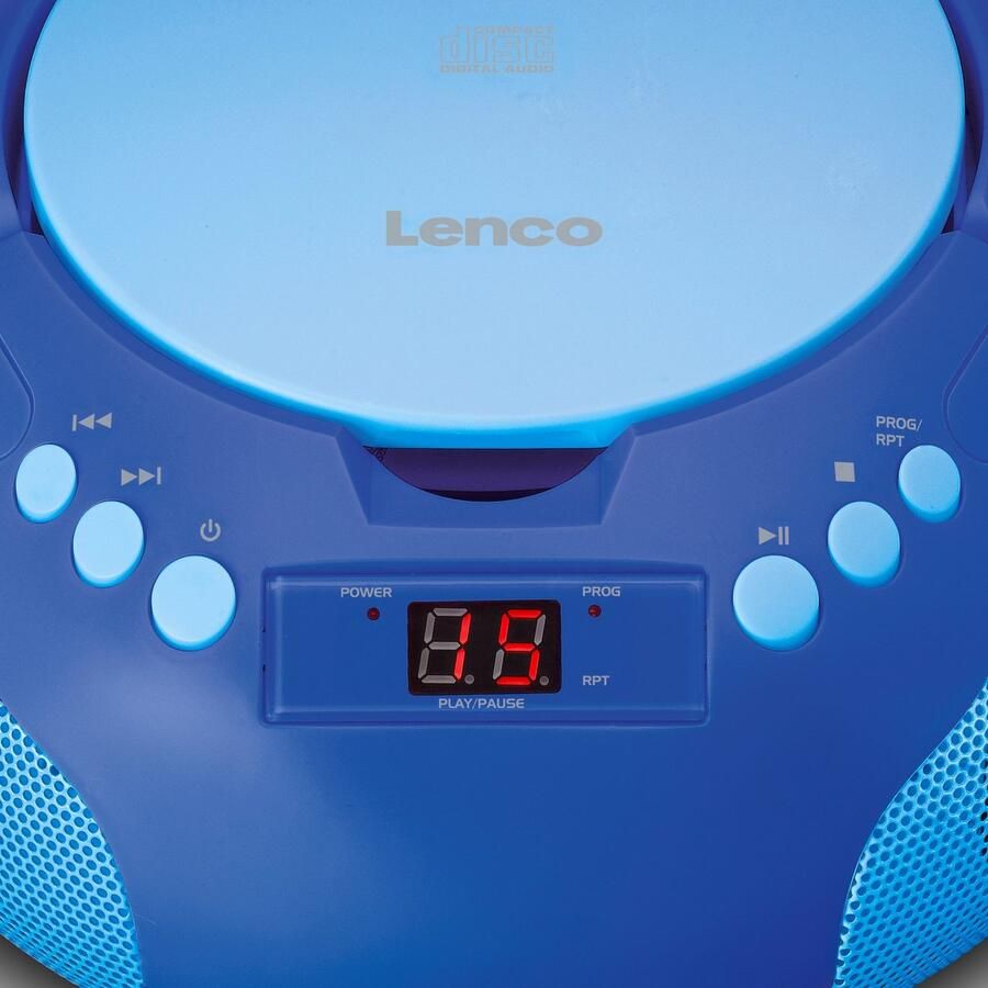 Lenco Soundmachine SCD-620BU kinderen cd-speler radio microfoon