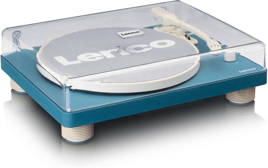 Lenco Platenspeler mét ingebouwde speakers USB Encoding Turquoise