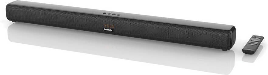 Lenco 85cm Bluetooth soundbar met HDMI (ARC) en LED verlichting Zwart