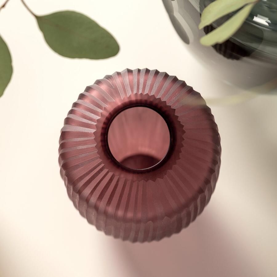 LEONARDO Tafelvaas Decoratieve vaas BELLAGIO met ribbelstructuur (1 stuk)