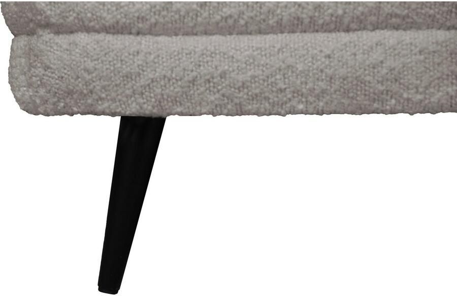 Home affaire Hocker Ashly in 3 overtrekvarianten bouclé fluwelige look en zachte structuurstof.