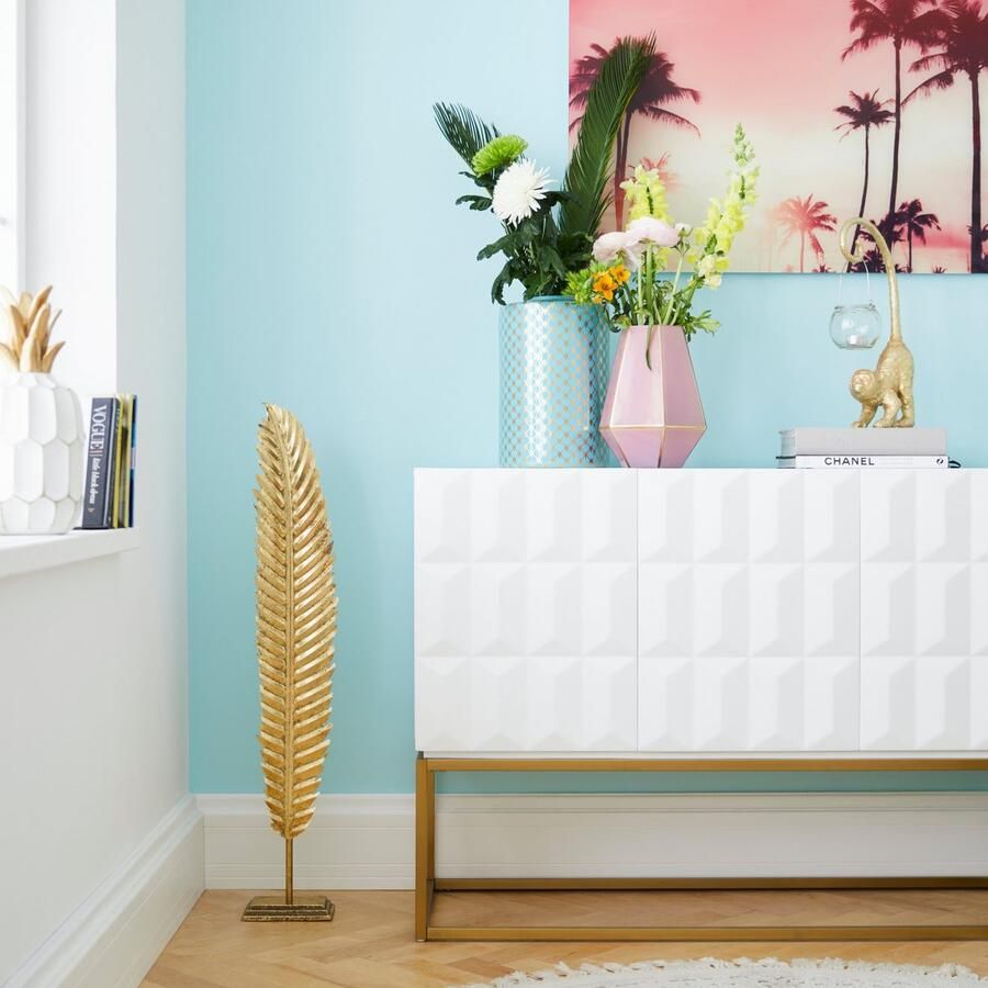 Leonique Dressoir Alais TOPSELLER! OTTOs keuze in 3d-look met veel bergruimte en goudkleurig metalen frame