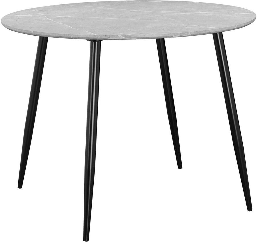 Leonique Eettafel Eadwine Topseller! Tafel keukentafel Frame van metaal in verschillende maten en kleuren (1 stuk)