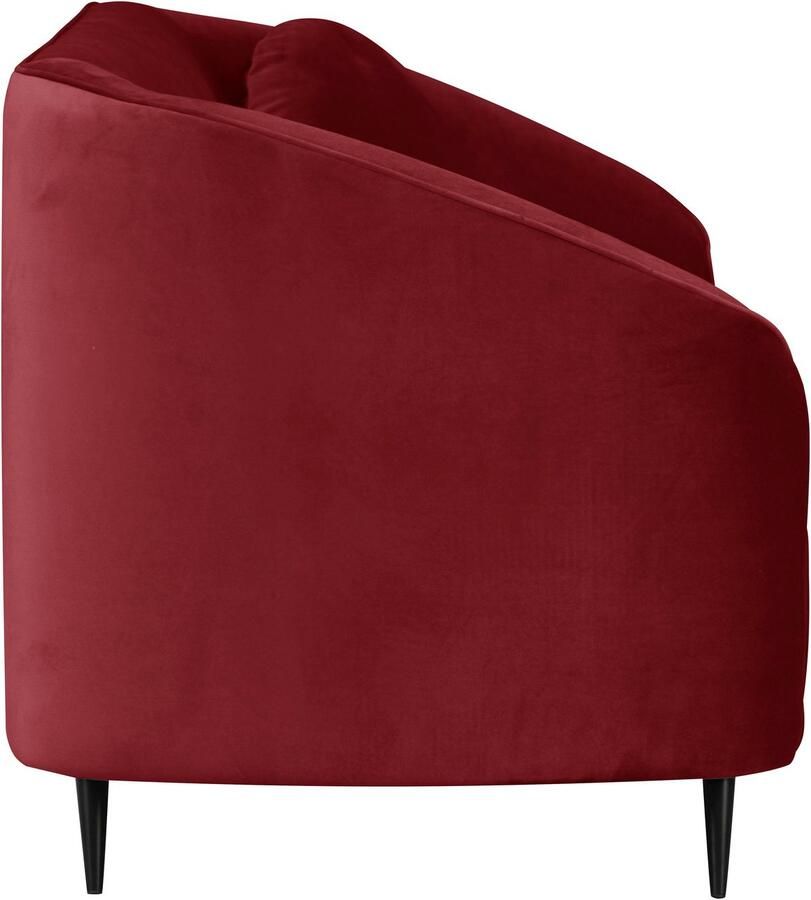 Home affaire Fauteuil Ashly in 3 overtrekvarianten bouclé fluwelige look en zachte structuurstof.