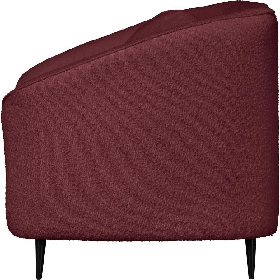 Home affaire Fauteuil Ashly in 3 overtrekvarianten bouclé fluwelige look en zachte structuurstof.