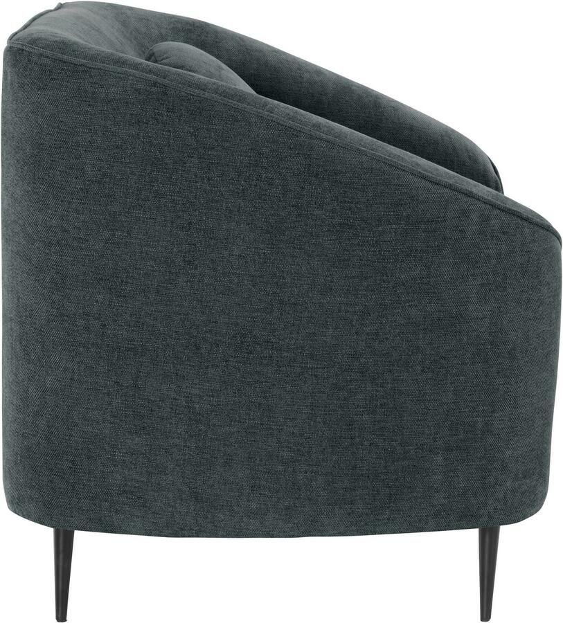 Home affaire Fauteuil Ashly in 3 overtrekvarianten bouclé fluwelige look en zachte structuurstof.