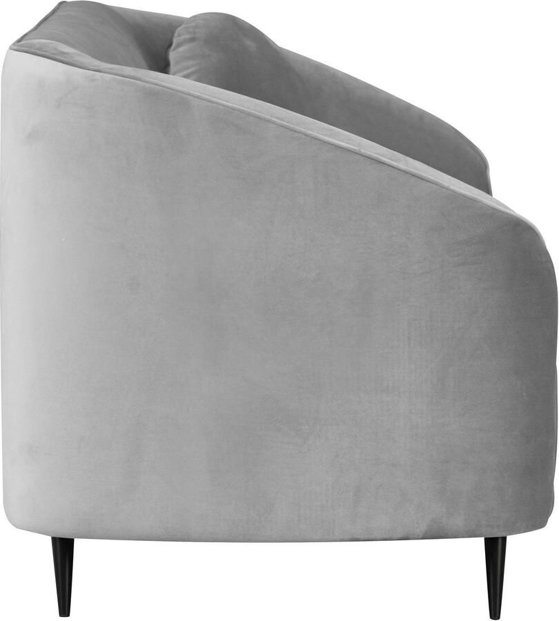 Home affaire Fauteuil Ashly in 3 overtrekvarianten bouclé fluwelige look en zachte structuurstof.