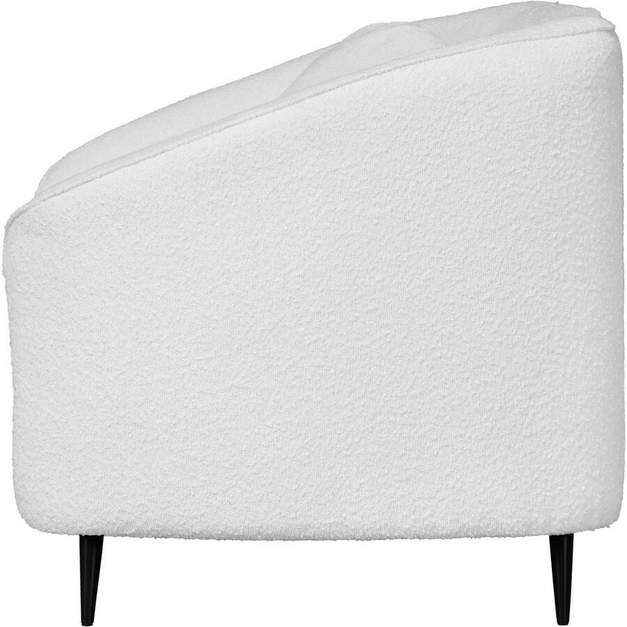 Home affaire Fauteuil Ashly in 3 overtrekvarianten bouclé fluwelige look en zachte structuurstof.