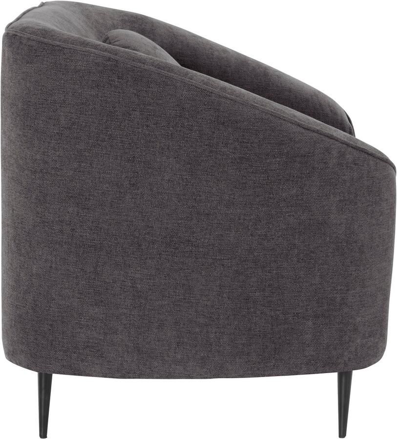 Home affaire Fauteuil Ashly in 3 overtrekvarianten bouclé fluwelige look en zachte structuurstof.