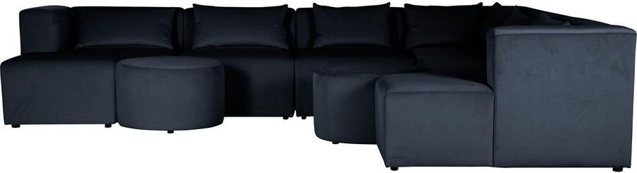 Leonique Hoekbank Alexane L-vorm samengesteld uit modules in vele stofkwaliteiten en kleuren