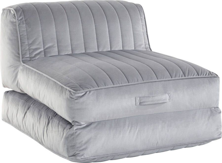 Leonique Relaxfauteuil Bailee Loungestoel met slaapfunctie perfect als logeerbed divan