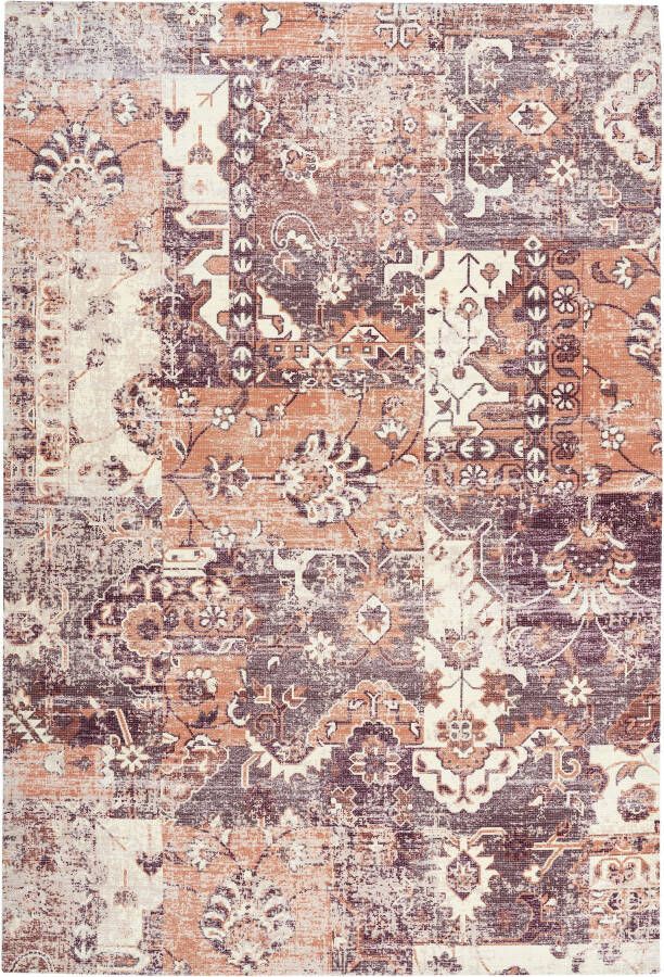 Leonique Vloerkleed Arnau Vintage-design vloerkleed in used look oriëntaals platweefsel