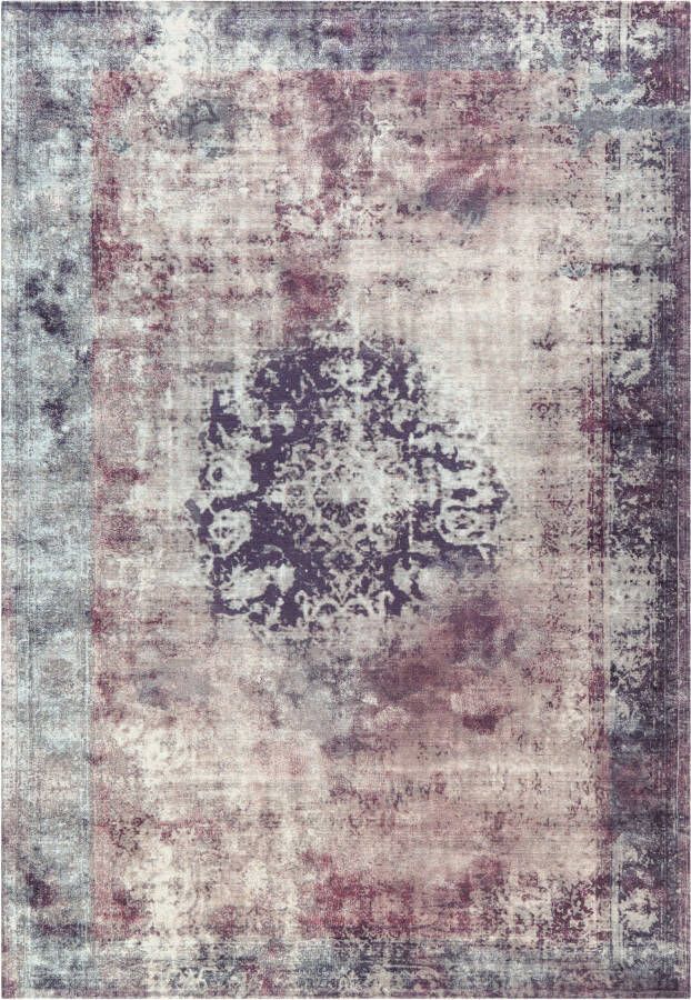 Leonique Vloerkleed Nelio Vintage-design used look korte pool vloerkleed met randdessin