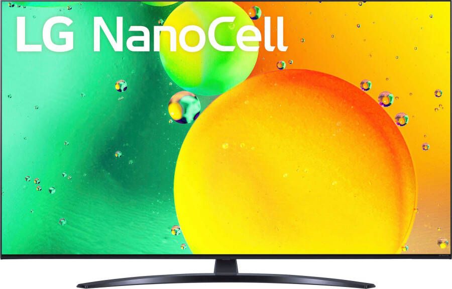 LG Led-TV 55NANO769QA 139 cm 55 " 4K Ultra HD Smart TV α5 gen5 4k ai-processor direct led hdmi 2.0 spraakondersteuning
