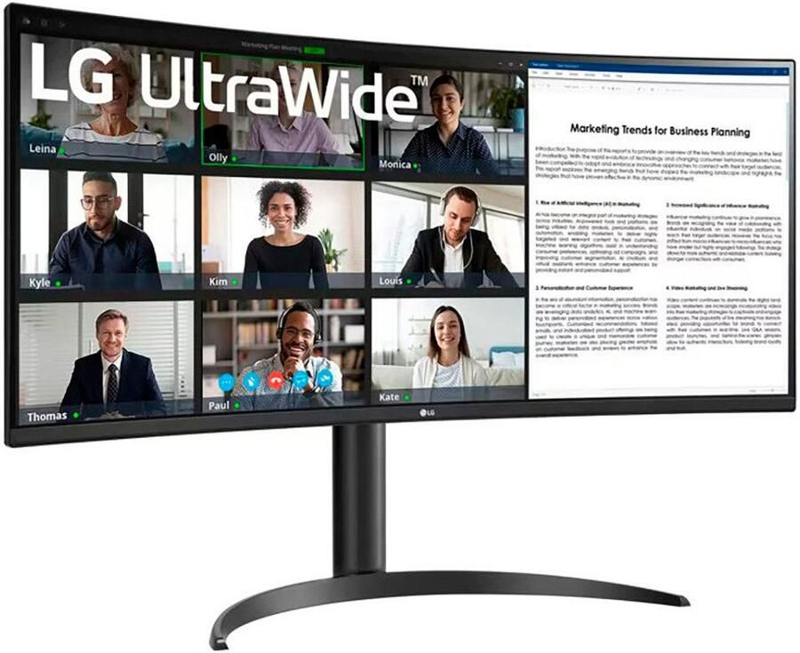 LG UltraWide 34WR55QK-B | Ultrawide monitoren | 8806096235386 - Foto 6