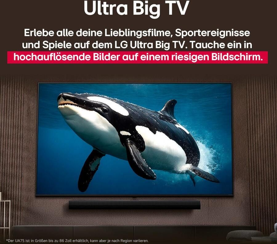 LG 75UA75006LA | Smart TV's | Beeld&Geluid Televisies | 8806096339275 - Foto 5