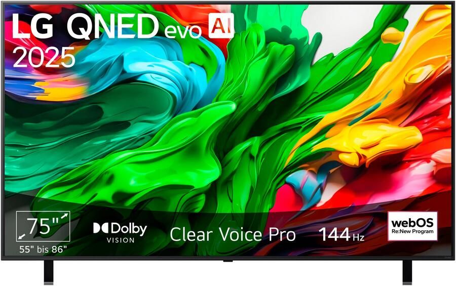 LG Mini-led-tv 75QNED85A6C 189 cm 75" 4K Ultra HD Smart TV