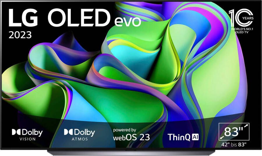 LG OLED-TV OLED83C37LA 210 cm 83 " 4K Ultra HD Smart TV