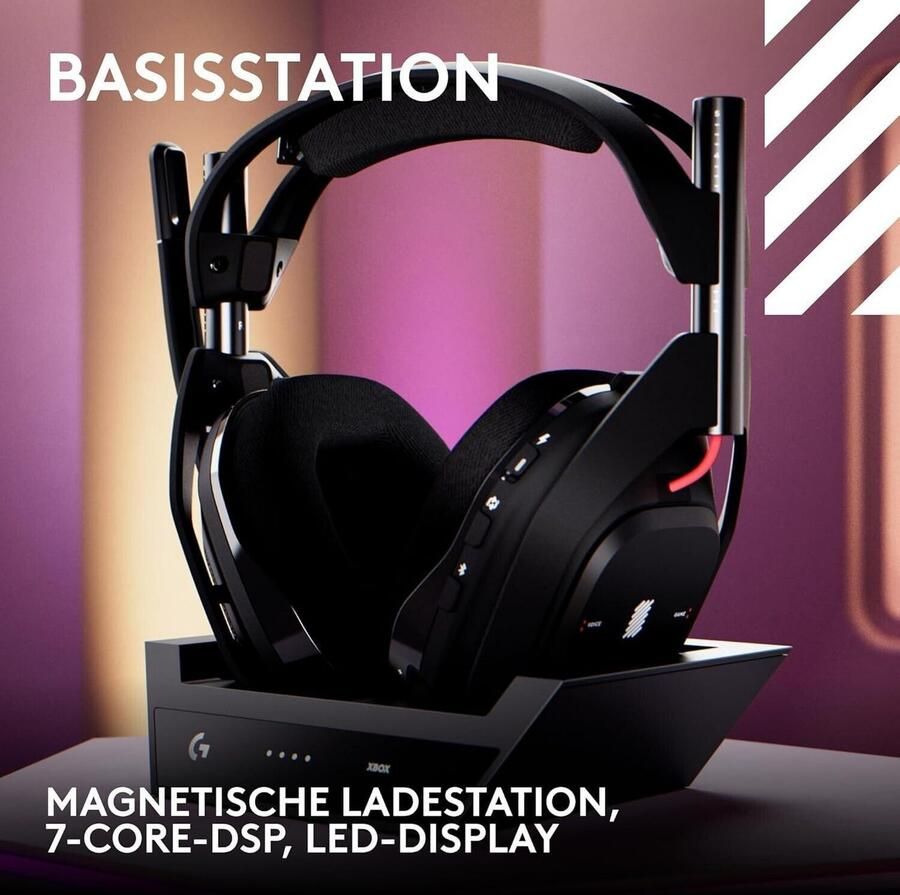 Logitech Gaming-headset Astro A50 LIGHTSPEED draadloze gaming headset + basisstation ZWART