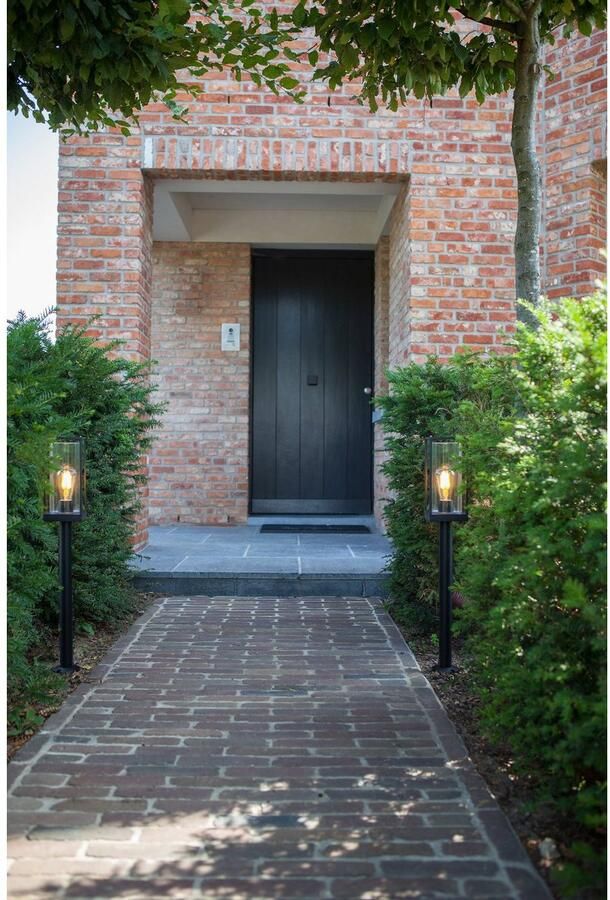 LUTEC Flair Armatuur op Paal voor Buiten in Cottage Stijl Matt Zwart - Foto 4