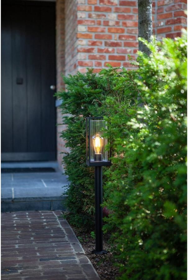 LUTEC Flair Armatuur op Paal voor Buiten in Cottage Stijl Matt Zwart - Foto 6