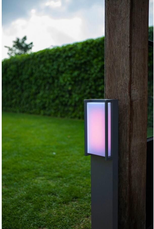 LUTEC Connect QUBO LED Smartverlichting op sokkel in alle kleuren en wittinten Zwart - Foto 12