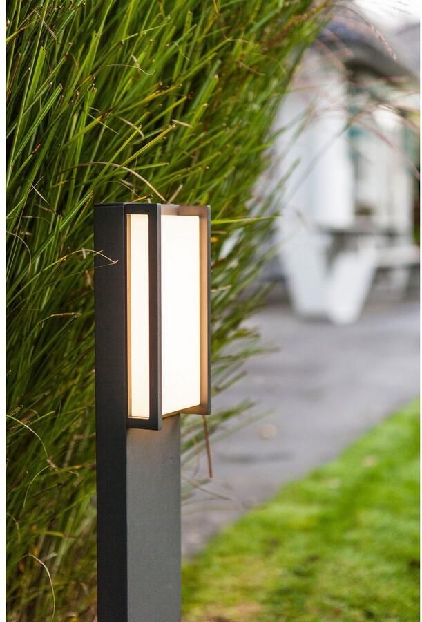 LUTEC Connect QUBO LED Smartverlichting op sokkel in alle kleuren en wittinten Zwart - Foto 3