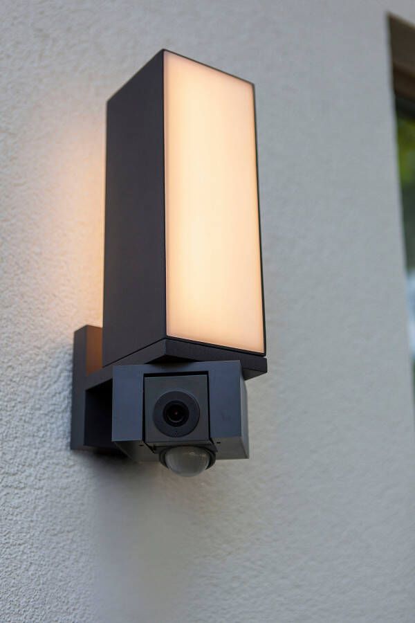 Lutec Wandlamp Met Sensor Cuba 17 3w 1000lm Donkergrijs