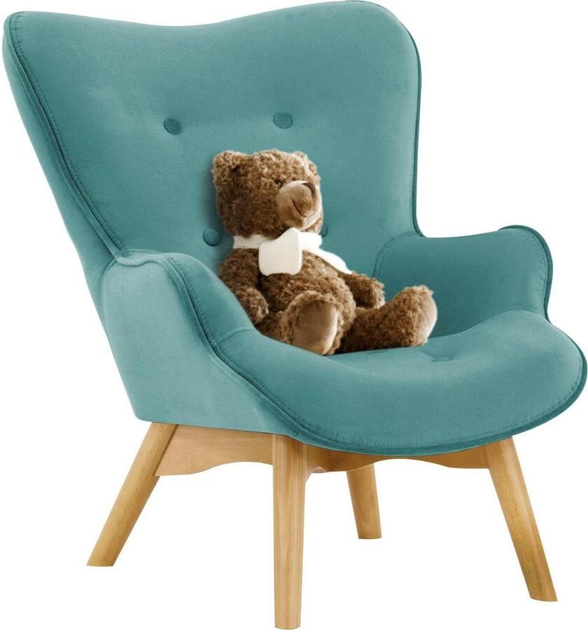 Home affaire Fauteuil Duca mini in een kleine versie voor kinderen