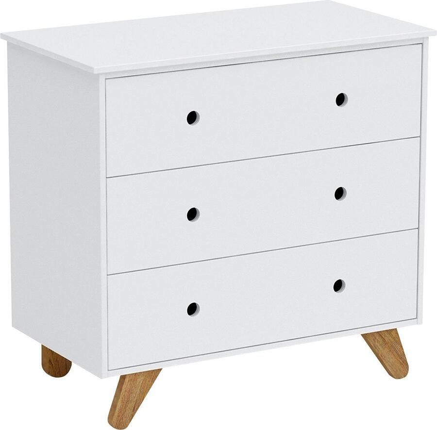 Artistiq Living Artistiq Commode Doro Met 3 laden Wit