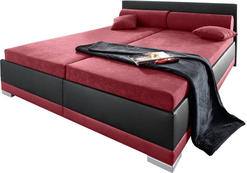 Maintal Gestoffeerd bed Naar keuze met matras en praktische bedlade
