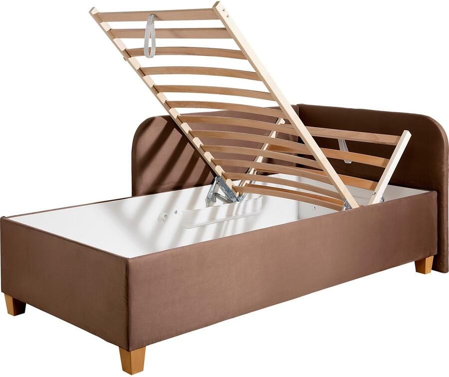 Maintal Bed Aolana met bedkist in 2 breedten binnenvering- of bonell-matras ter keuze