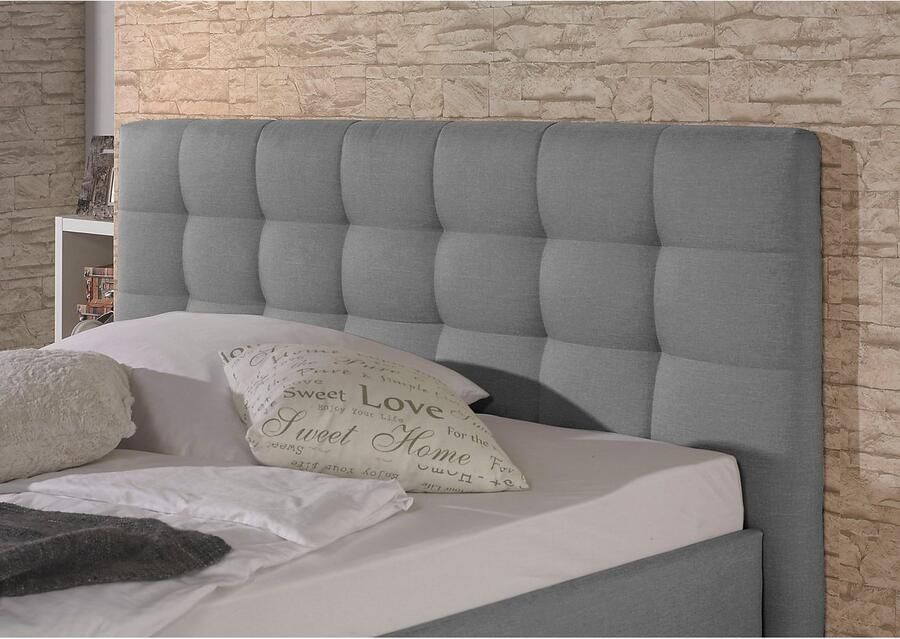 Maintal Gestoffeerd bed Madane naar keuze met matras in de hardheden h2 h3 of h4