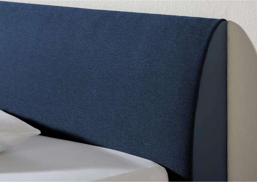 Maintal Gestoffeerd bed Makana met bedlade ook beschikbaar in h4