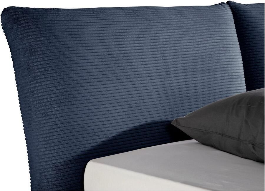 Maintal Gestoffeerd bed Wiesenbach met cord-stof optioneel in hardheidsgraad h2 h3 of h4