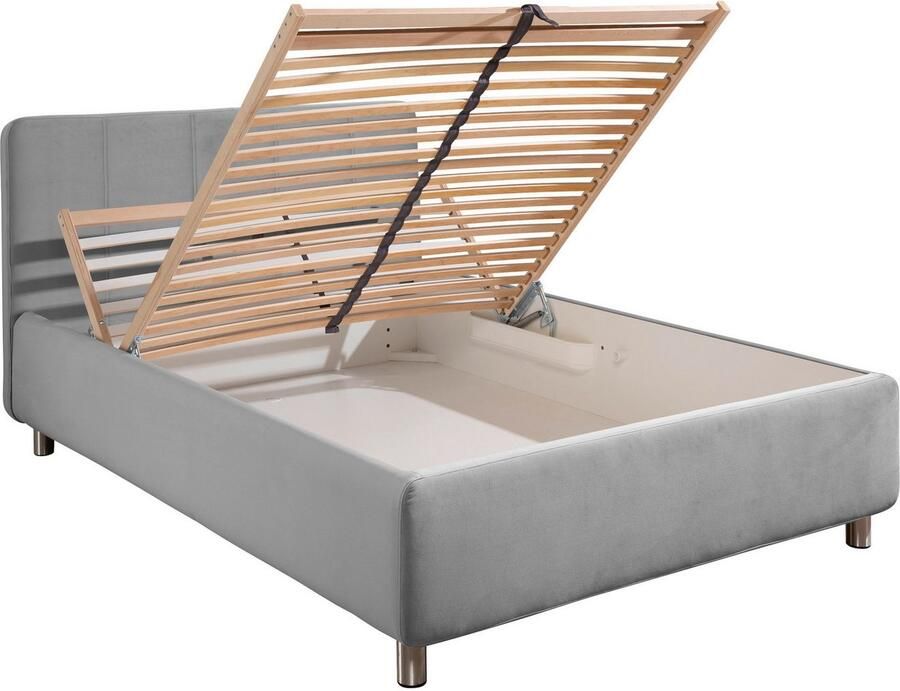 Maintal Gestoffeerd bed Wiesenblick verkrijgbaar in fluweel en structuur