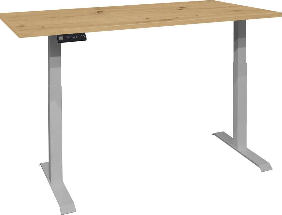 Mäusbacher Bureau Big System Office Breedte 140 cm elektrisch in hoogte verstelbaar